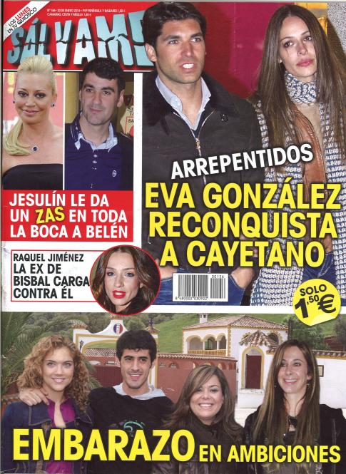 SALVAME portada 13 de Enero 2014
