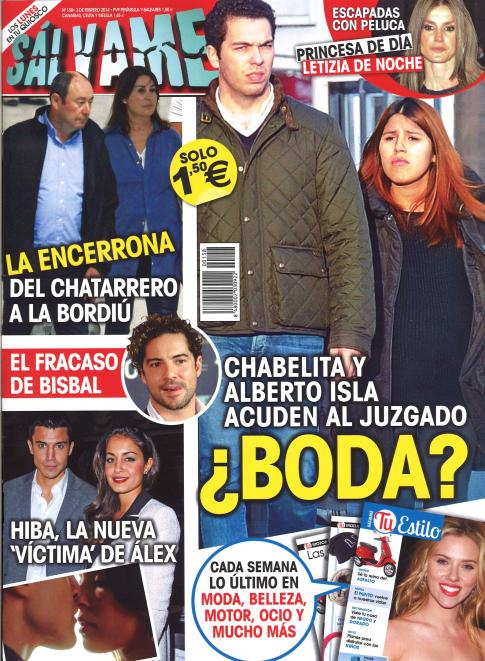 SALVAME portada 27 de Enero 2014