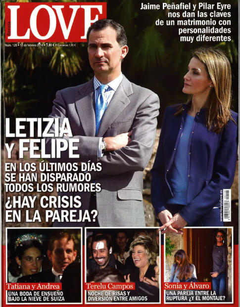 LOVE portada 6 de Febrero 2014