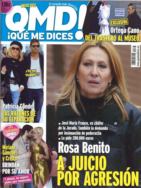 QUE ME DICES portada 10 de Febrero 2014