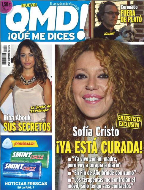 QUE ME DICES portada 17 de Febrero 2014