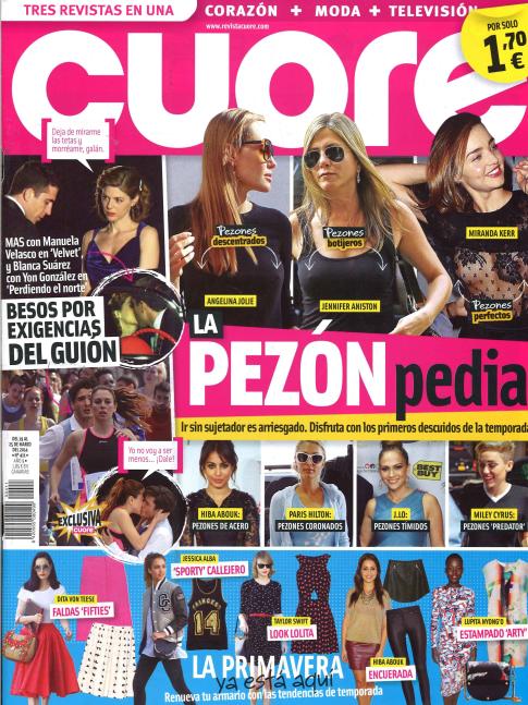 CUORE portada 19 de Marzo 2014