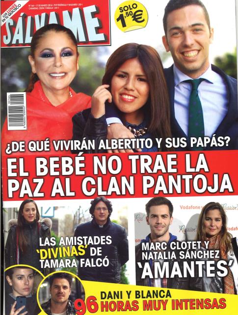 SALVAME portada 10 de Marzo 2014
