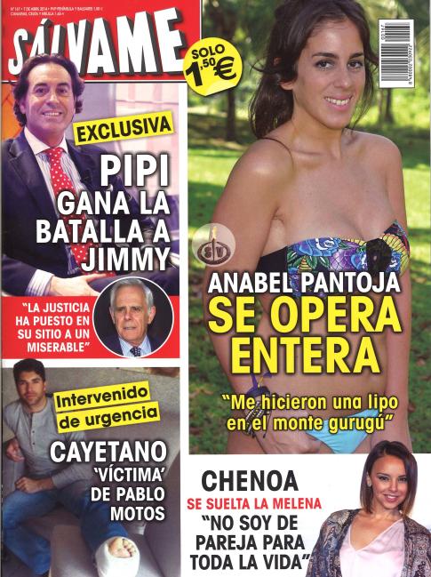 SALVAME portada 31 de Marzo 2014