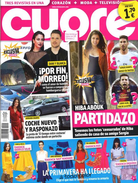 CUORE portada 9 de Abril 2014