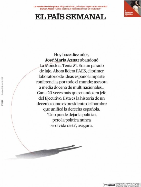 PAIS SEMANAL portada 13 de abril 2014