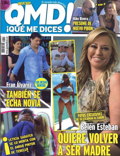 QUE ME DICES portada 28 de Abril 2014