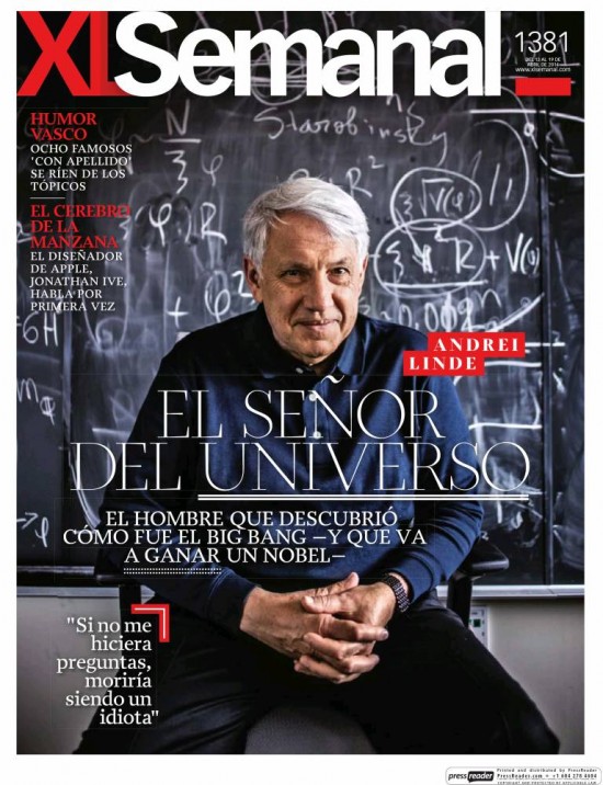 XL SEMANAL portada 13 de Abril 2014