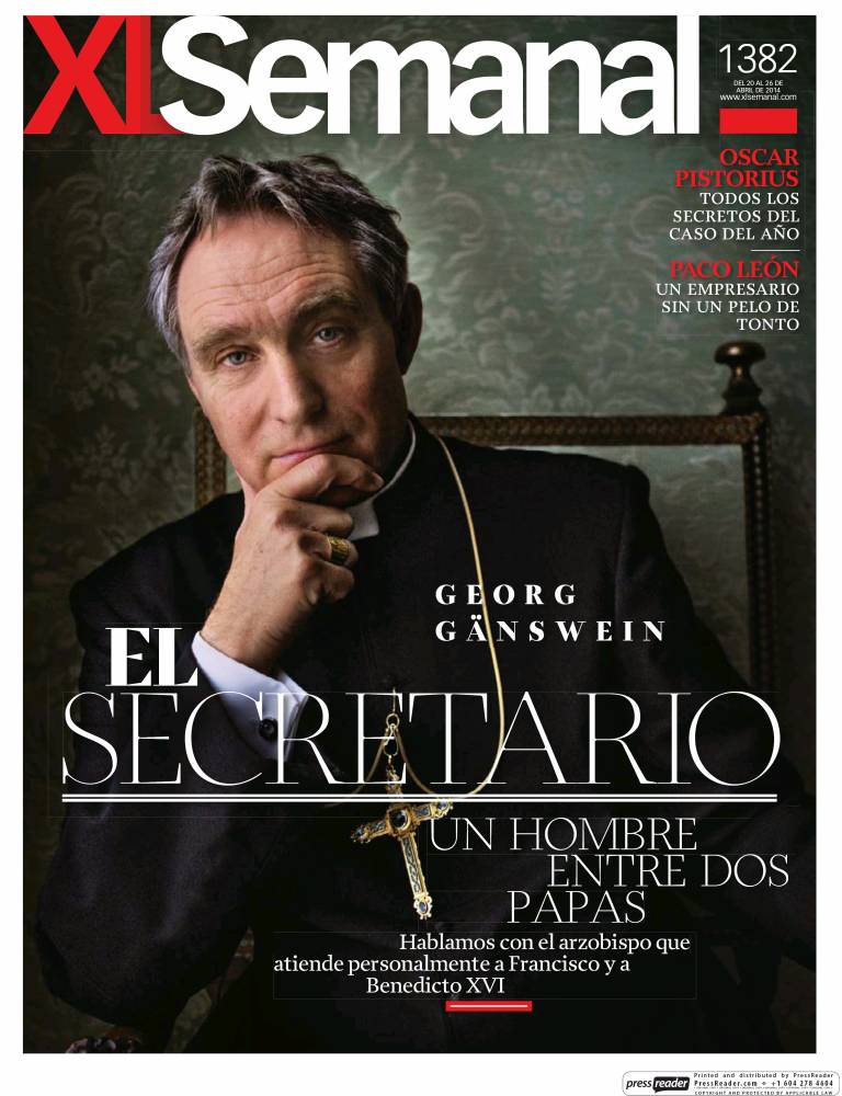 XL SEMANAL portada 20 de Abril 2014