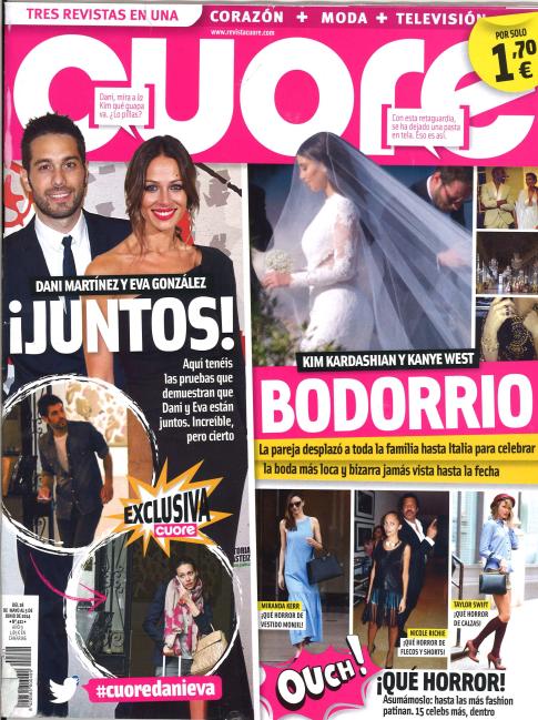 CUORE portada 28 de Mayo 2014
