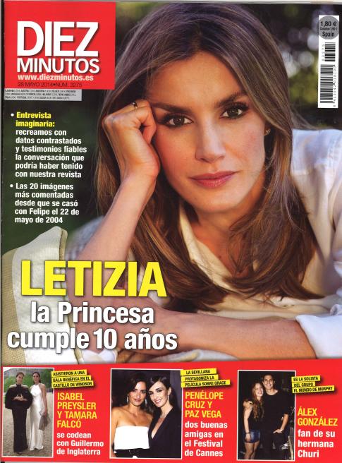 DIEZ MINUTOS portada 21 de Mayo 2014