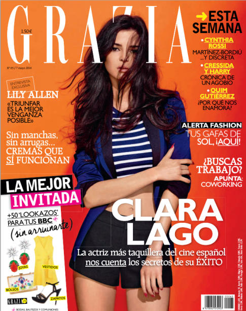 GRAZIA portada 7 de Mayo 2014