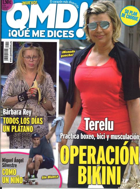 QUE ME DICES portada 19 de Mayo 2014