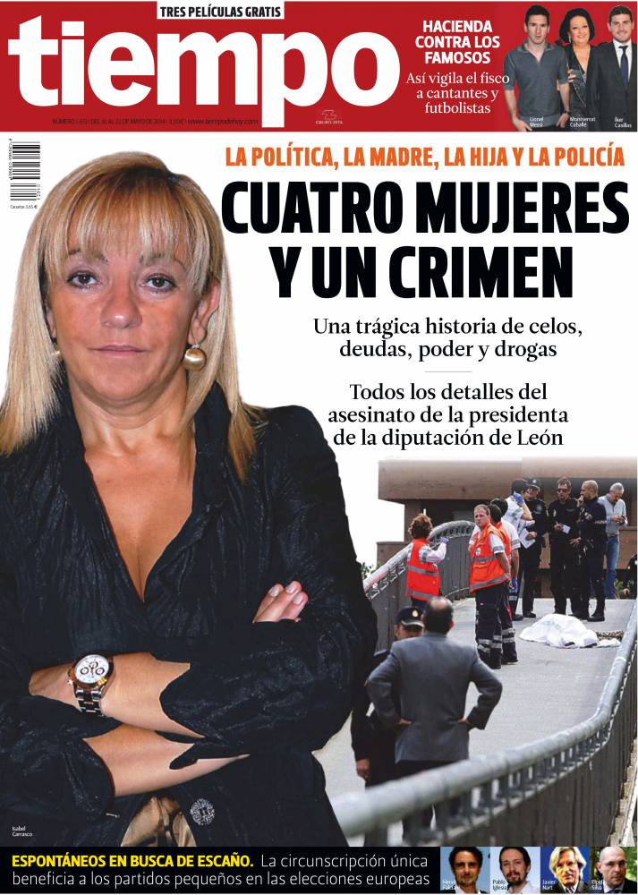 TIEMPO portada 18 de Mayo 2014