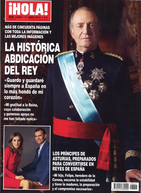 HOLA portada 4 de Junio 2014