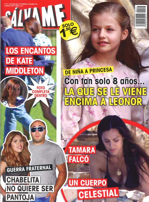 SALVAME portada 9 de Junio 2014