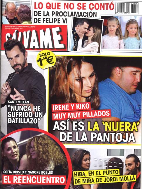 SALVAME portada 23 de Junio 2014