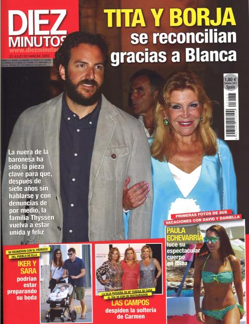 DIEZ MINUTOS portada 16 de Julio 2014