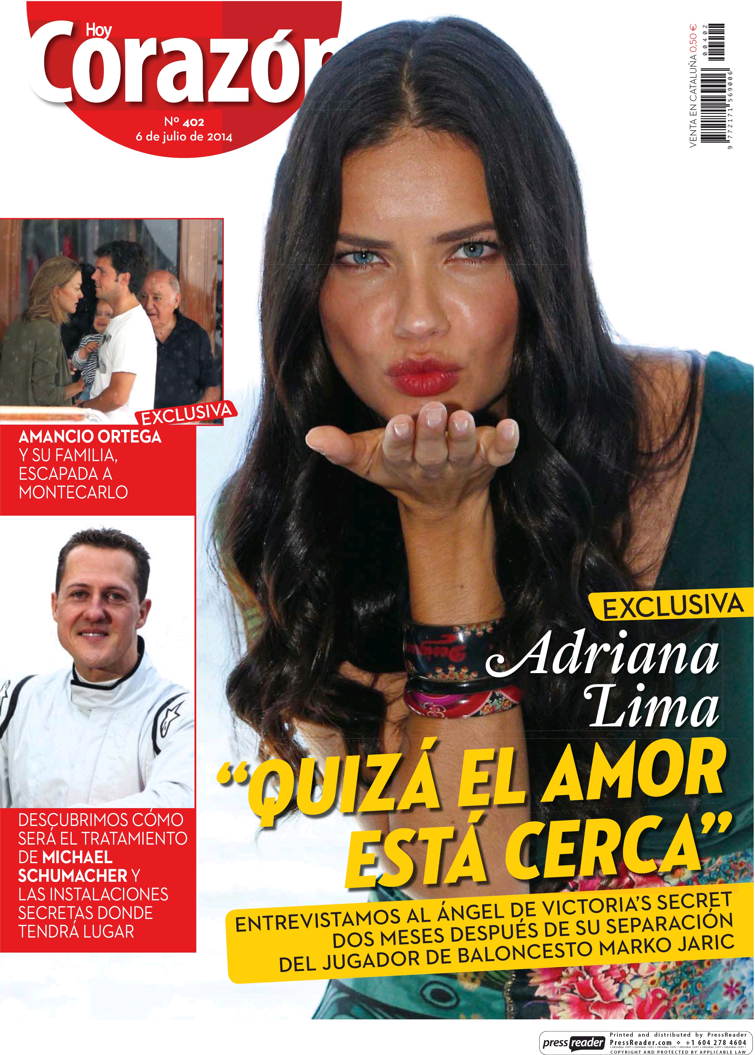 HOY CORAZON portada 12 de Julio 2014