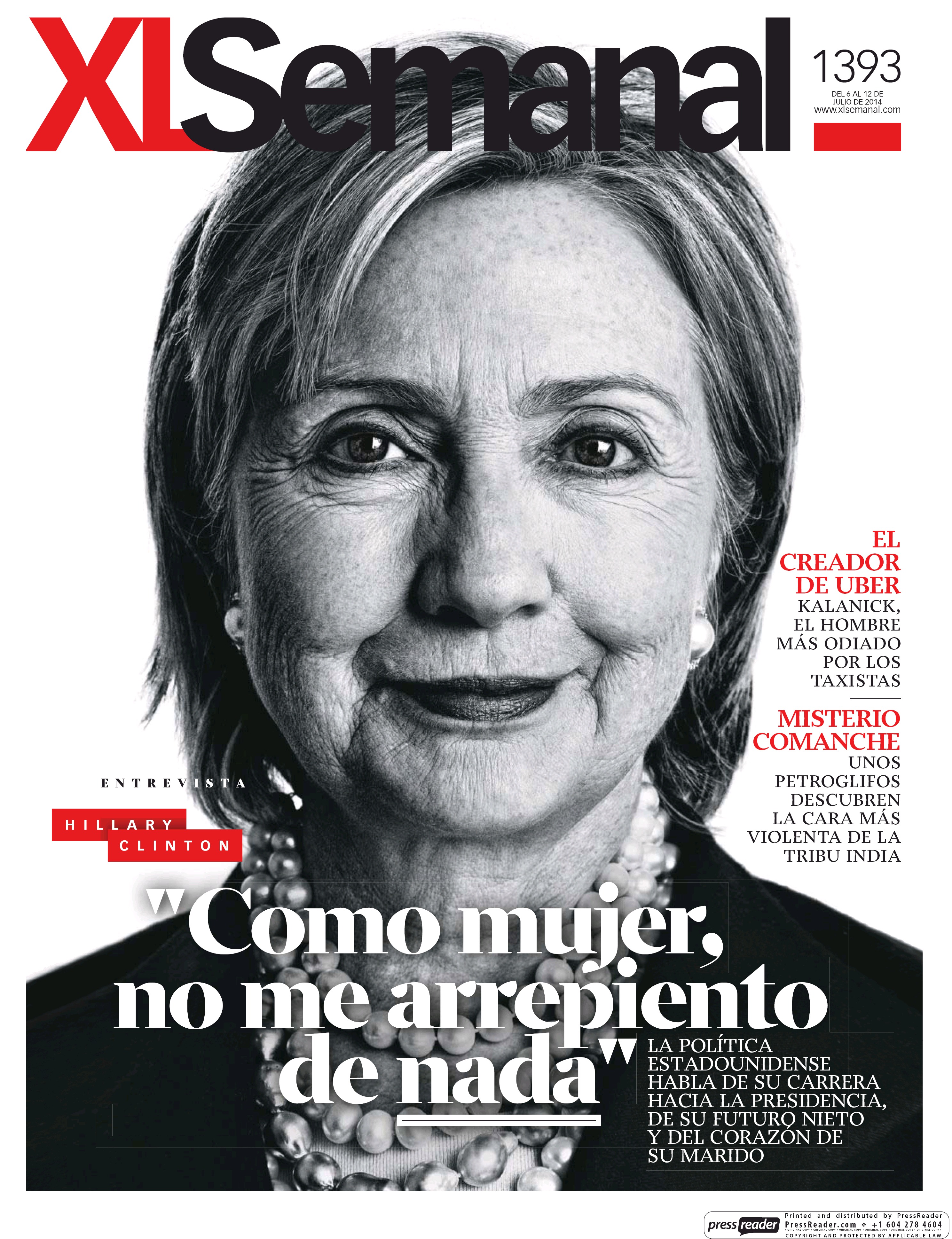 XL SEMANAL portada 11 de Julio 2014