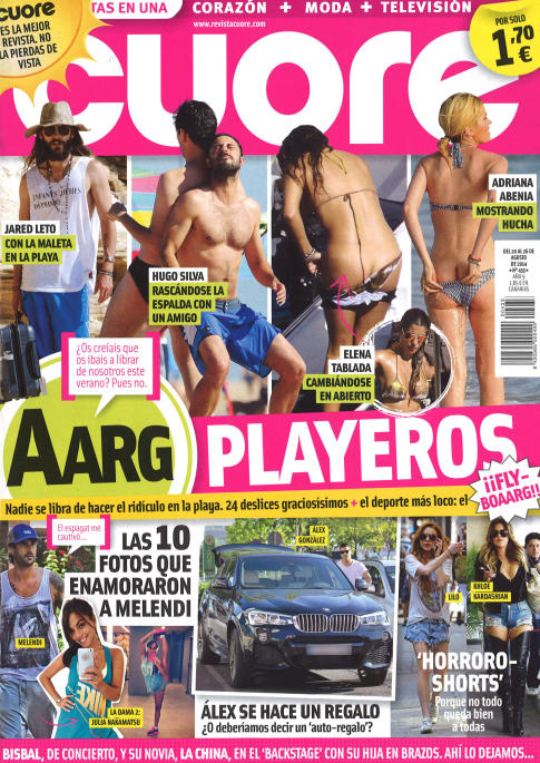CUORE portada 20 de Agosto 2014