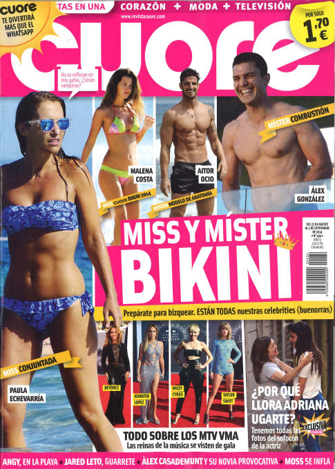 CUORE portada 27 de Agosto 2014