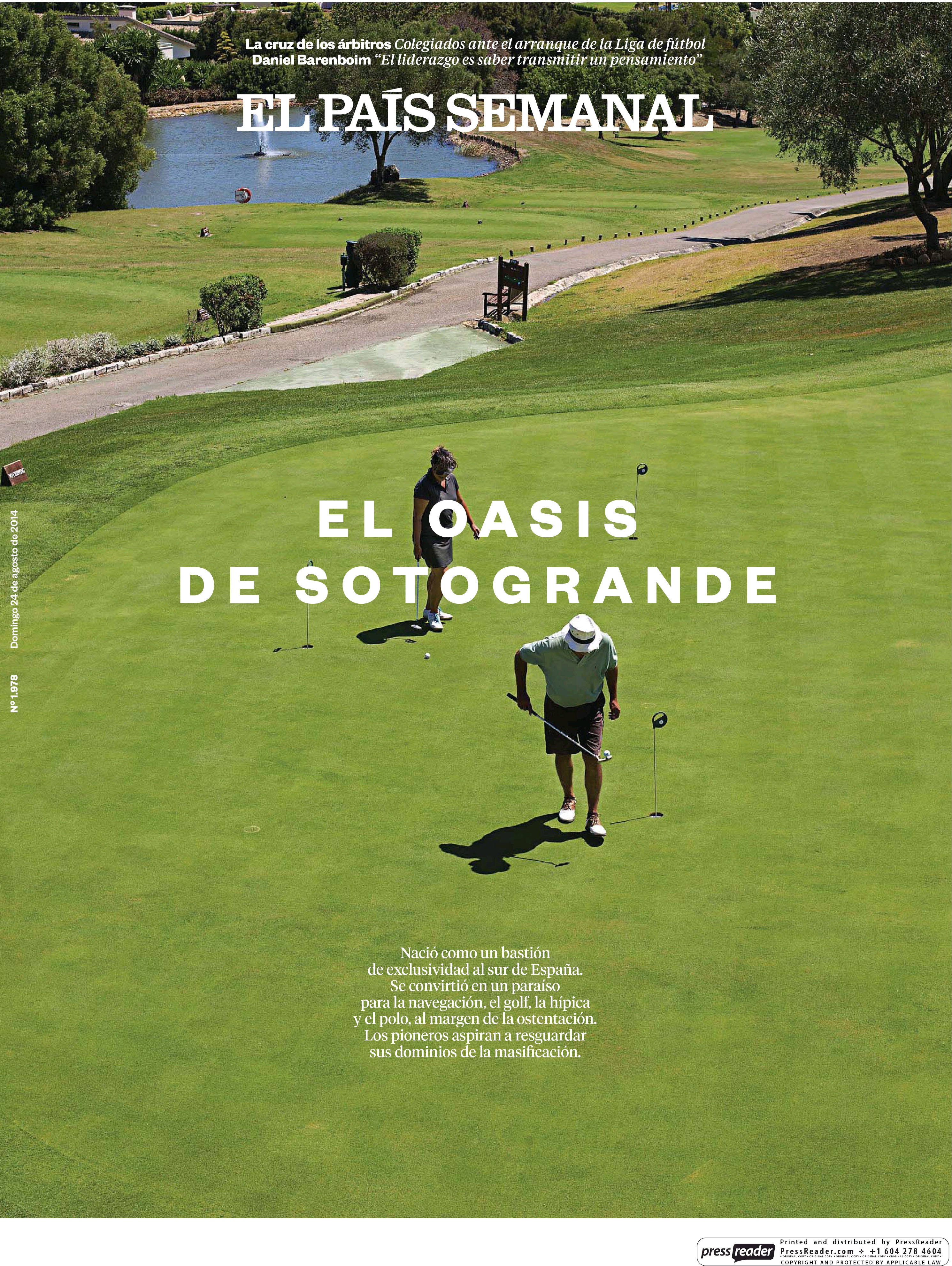 PAIS SEMANAL portada 24 de Agosto 2014