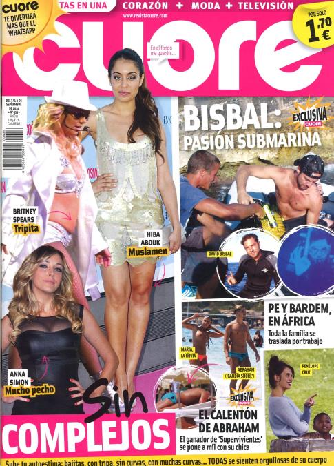 CUORE portada 3 de Septiembre 2014
