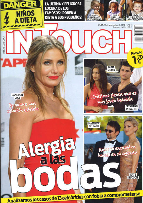 IN TOUCH portada 17 Septiembre 2014