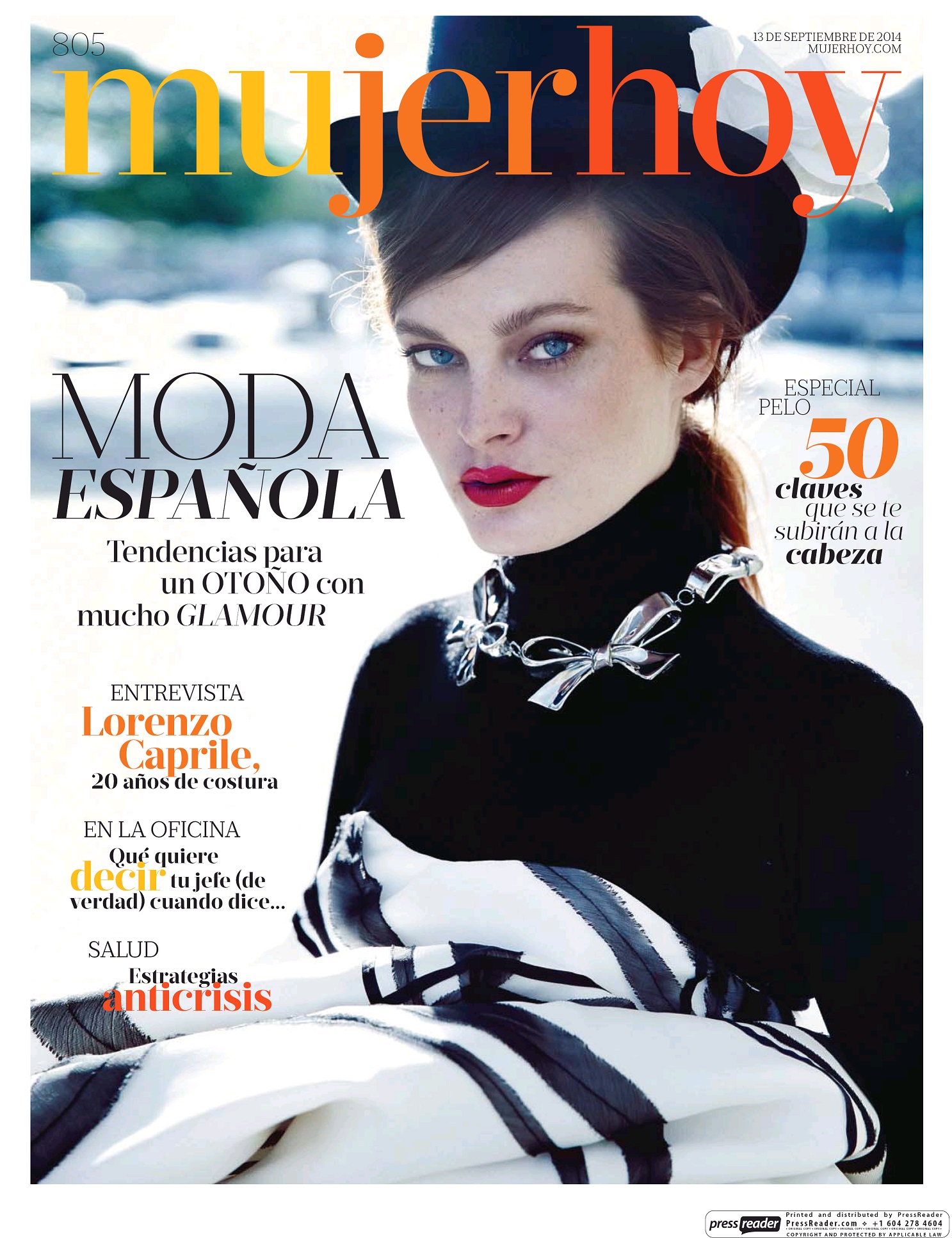 MUJER HOY portada 14 de Septiembre 2014