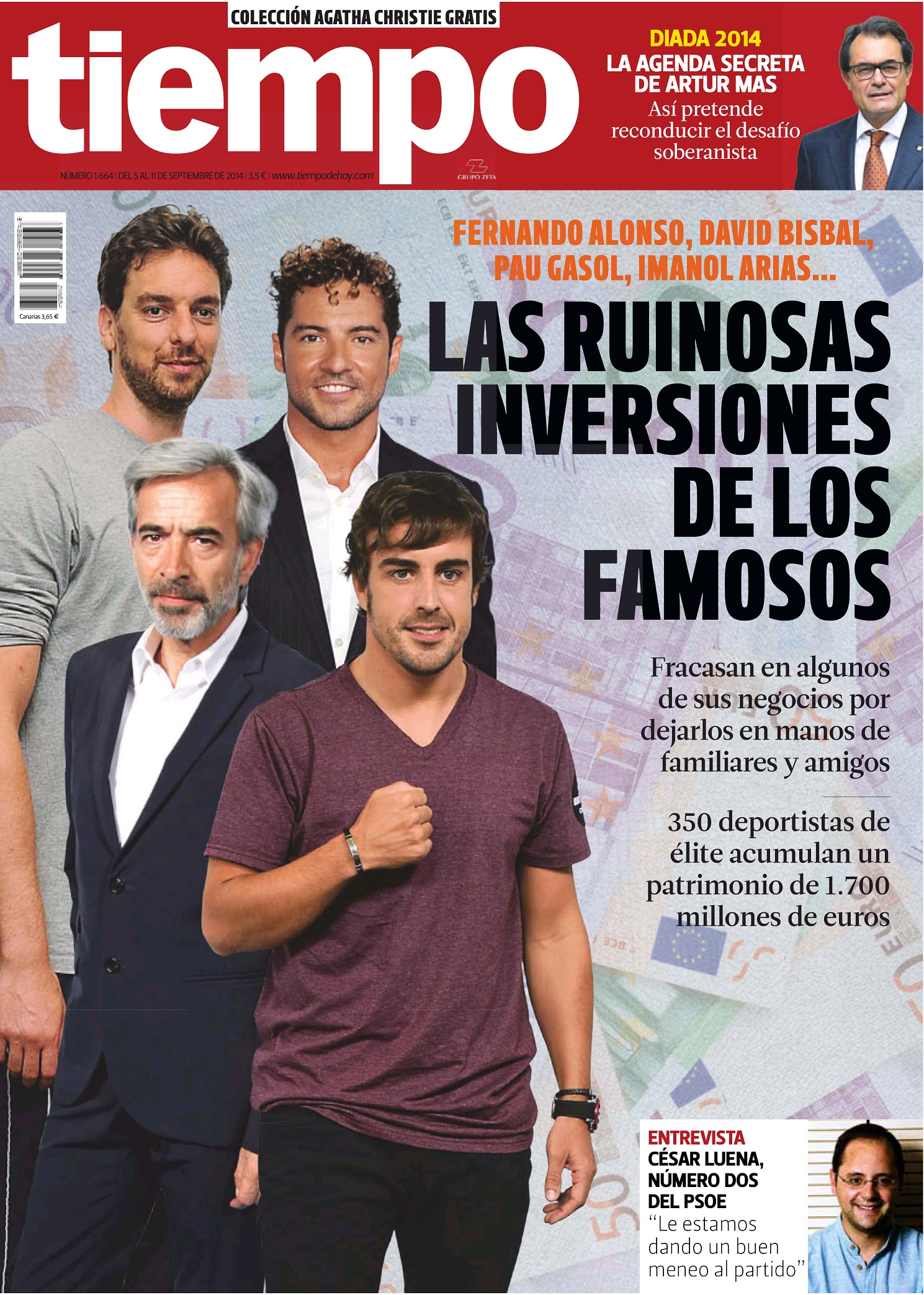 TIEMPO portada 8 de Septiembre 2014