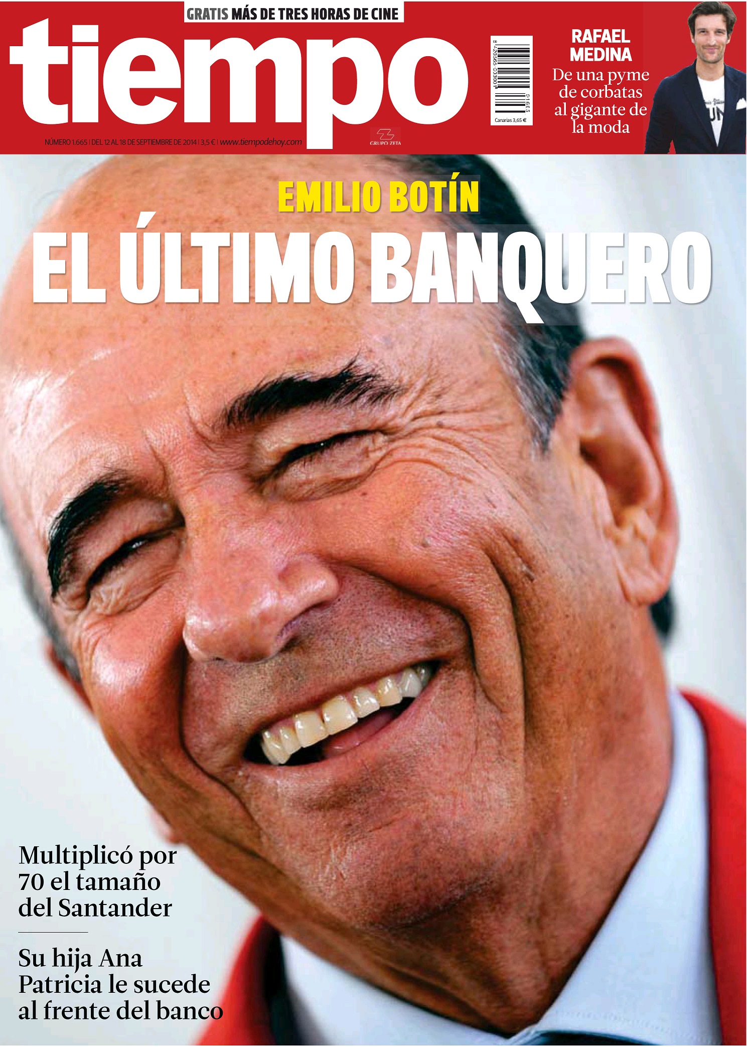 TIEMPO portada 14 de Septiembre 2014