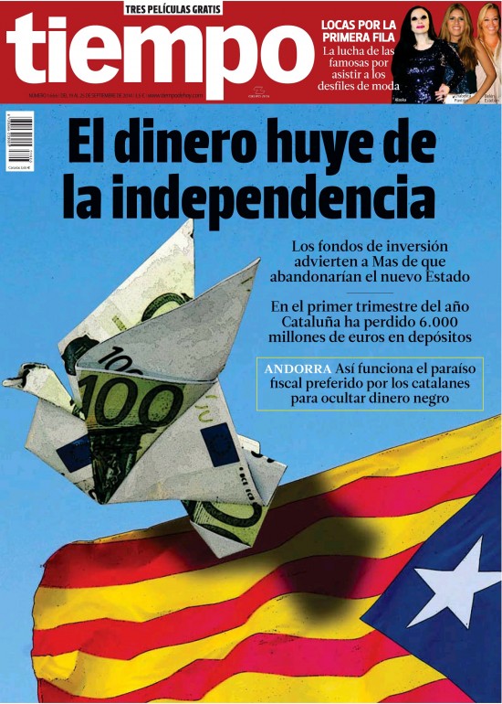 TIEMPO portada 22 de Septiembre 2014