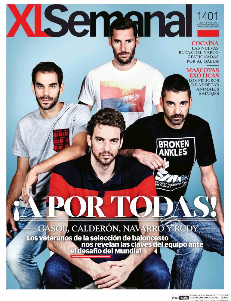 XL SEMANAL portada 1 de Septiembre 2014
