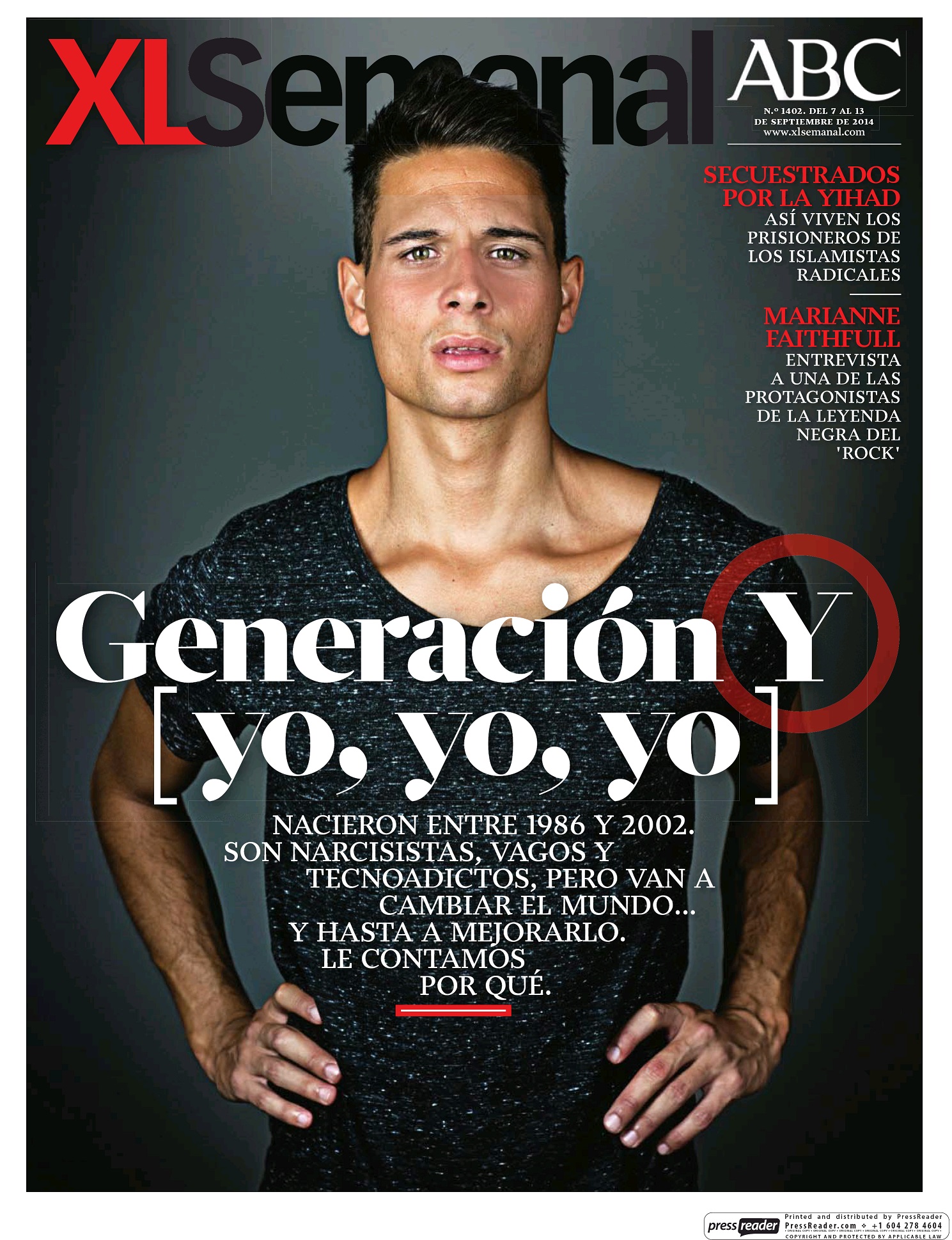 XL SEMANAL portada 8 de Septiembre 2014