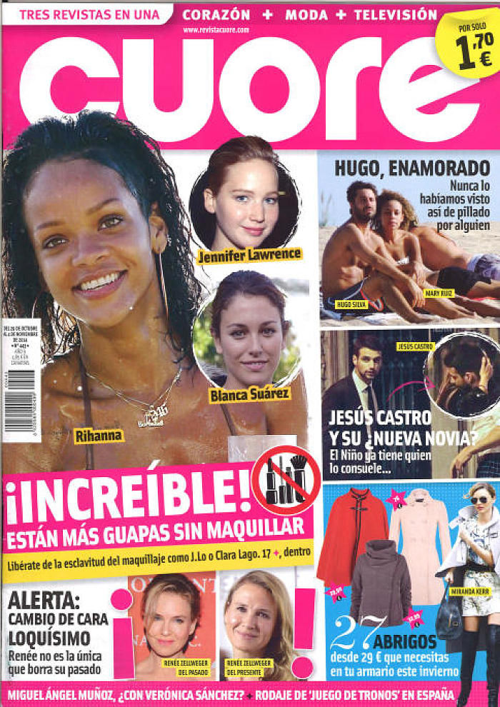 CUORE portada 29 de Octubre 2014