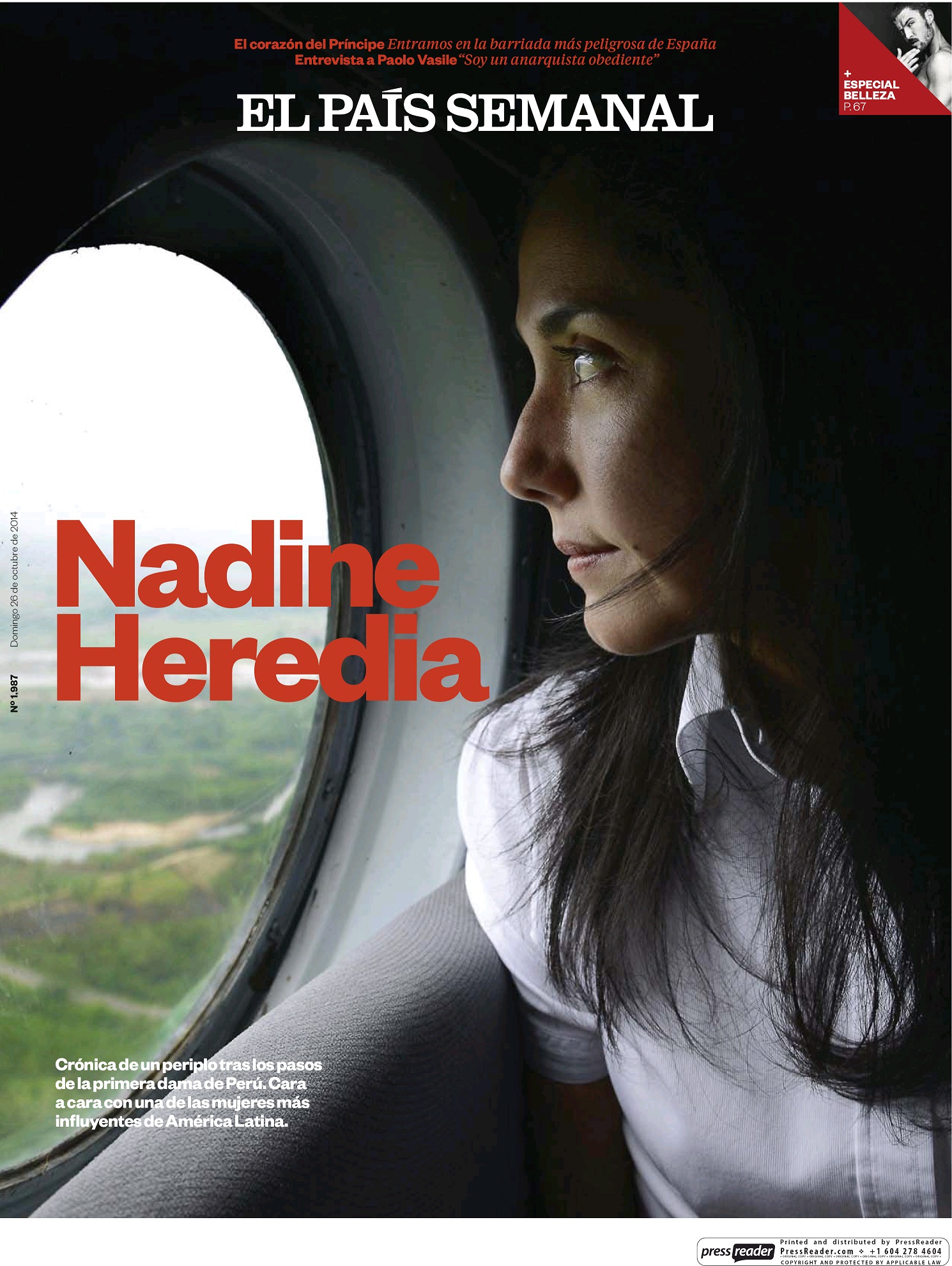 PAIS SEMANAL portada 26 de Octubre 2014