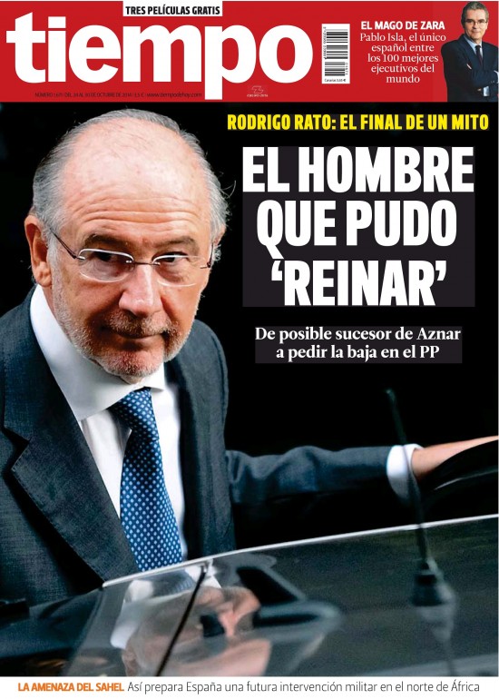 TIEMPO portada 26 de Octubre 2014