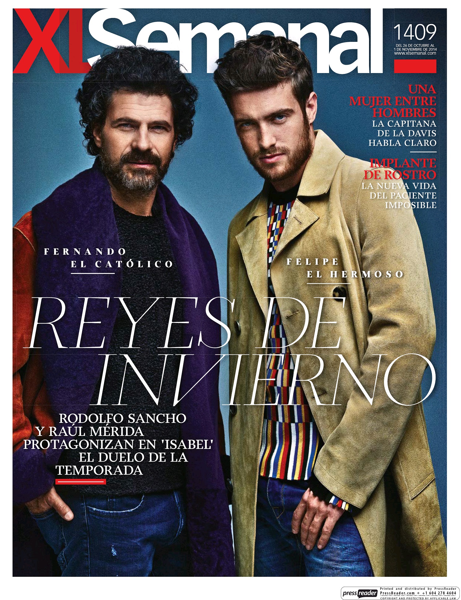 XL SEMANAL portada 26 de Octubre 2014