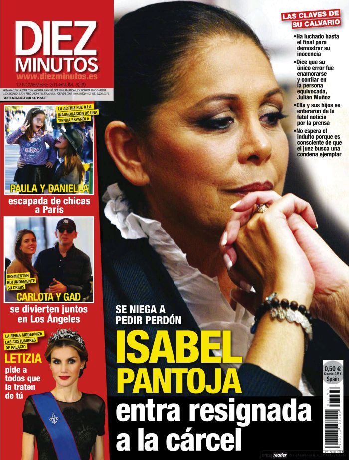 DIEZ MINUTOS portada 5 de Noviembre 2014