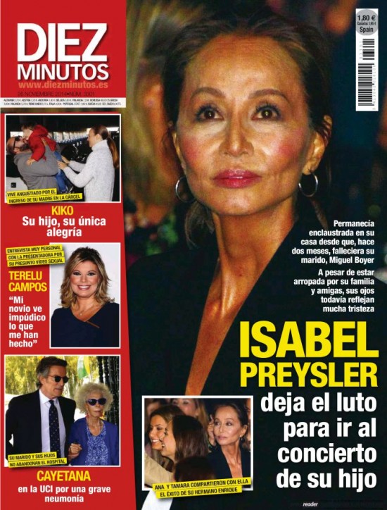 DIEZ MINUTOS portada 19 de Noviembre 2014