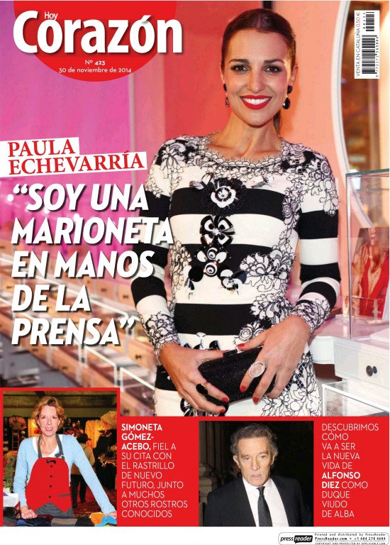 HOY CORAZON portada 30 de Noviembre 2014