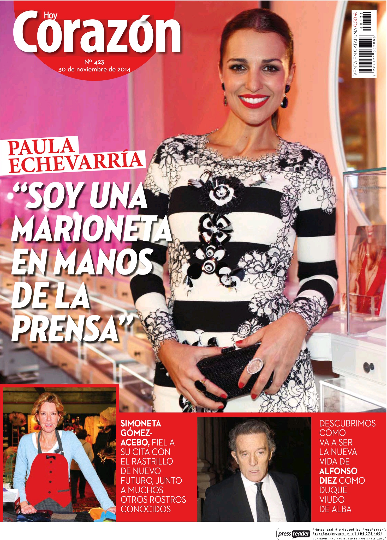 HOY CORAZON portada 30 de Noviembre 2014