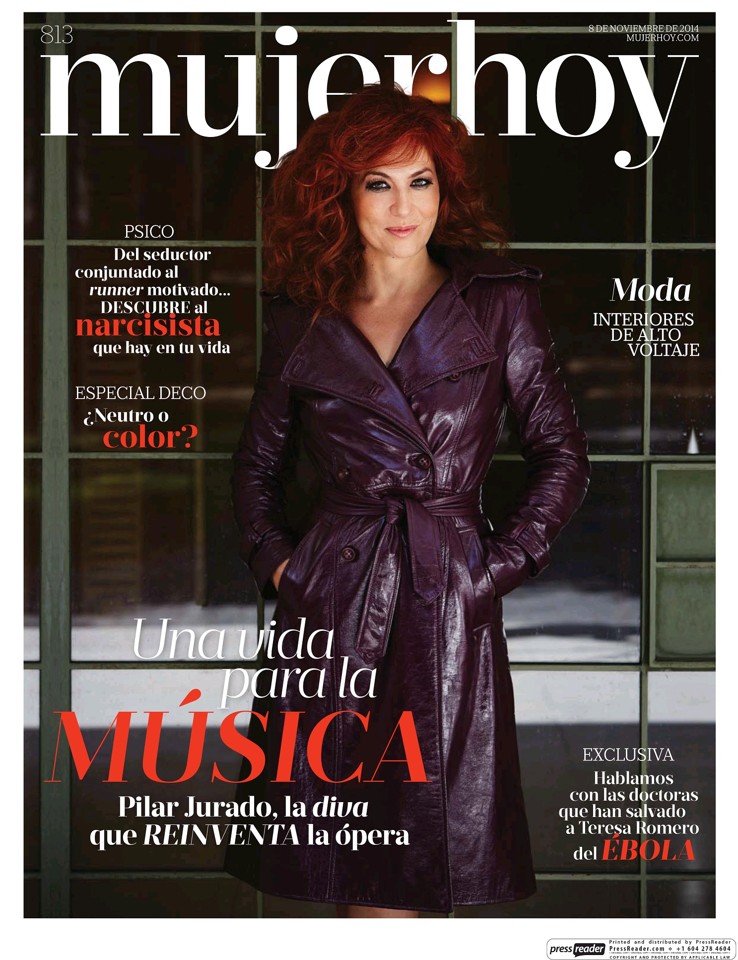 MUJER HOY portada 10 de Noviembre 2014