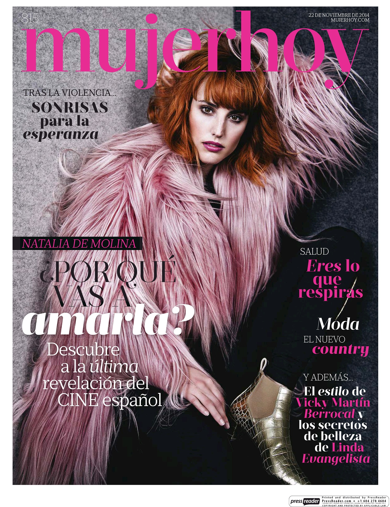 MUJER HOY portada 23 de Noviembre 2014