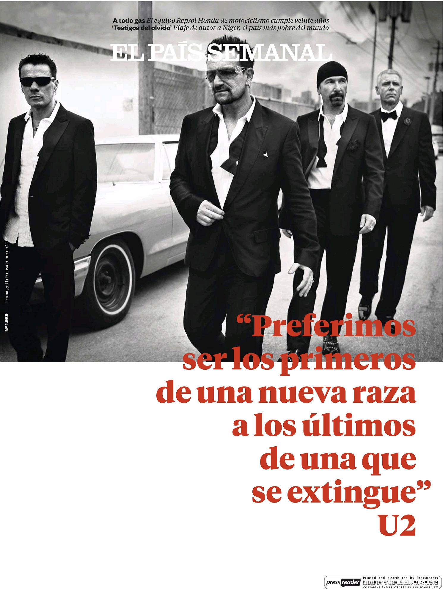 PAIS SEMANAL portada 10 de Noviembre 2014
