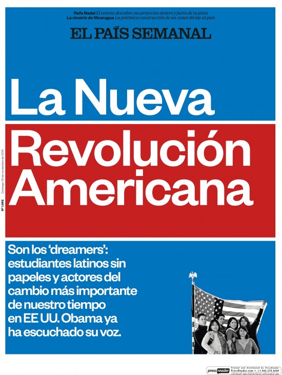 PAIS SEMANAL portada 30 de Noviembre 2014