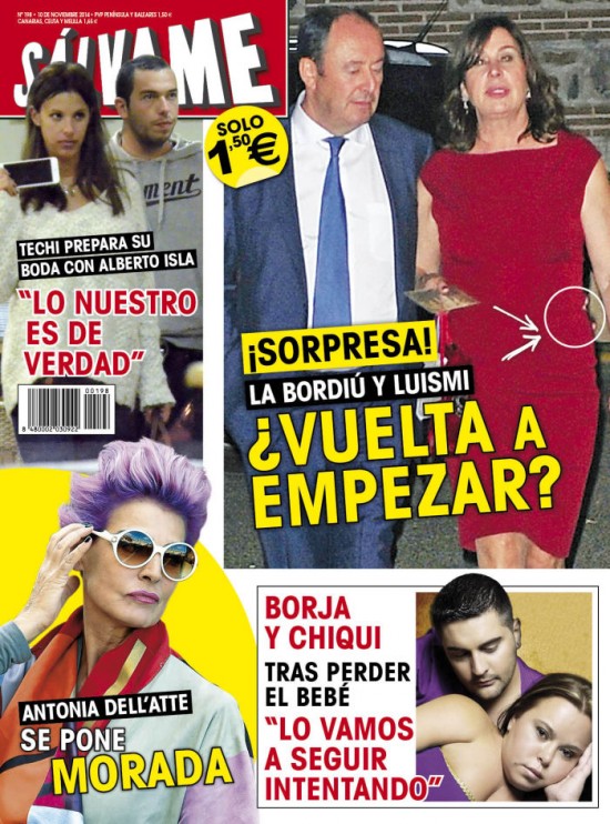 SALVAME portada 3 de Noviembre 2014