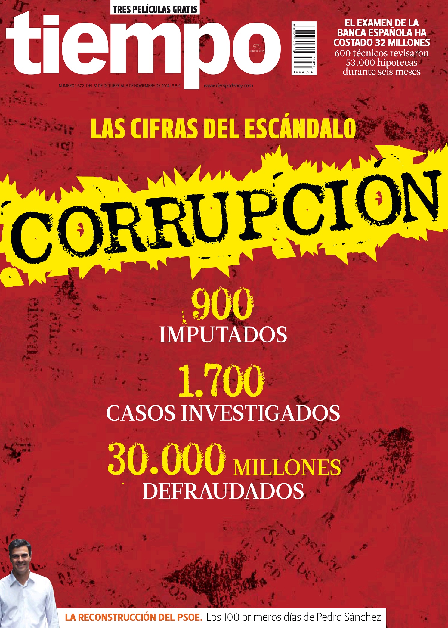 TIEMPO portada 2 de Noviembre 2014