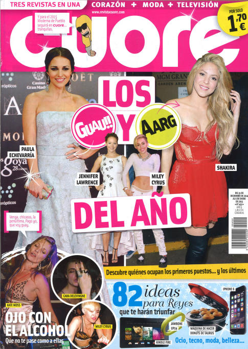 CUORE portada 31 de Diciembre 2014